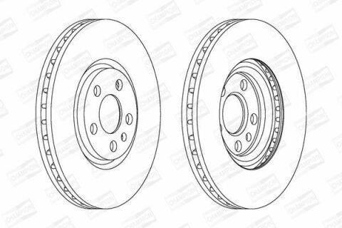 Диск тормозной передний Jumpy 96-, Fiat Scudo, Peugeot Expert 2.0/2.2HDI 99- CITROEN