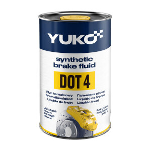 Гальмівна рідина YUKO DOT 4, 0,6 літра