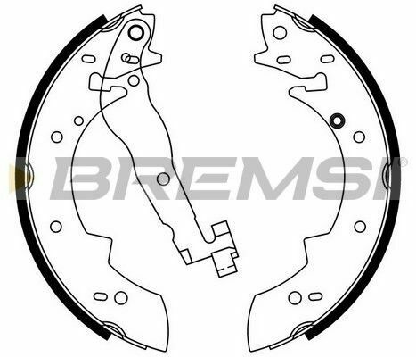 Гальмівні колодки зад. BMW 3 82-94/Peugeot 405 87-96/Volvo 340 (TRW)