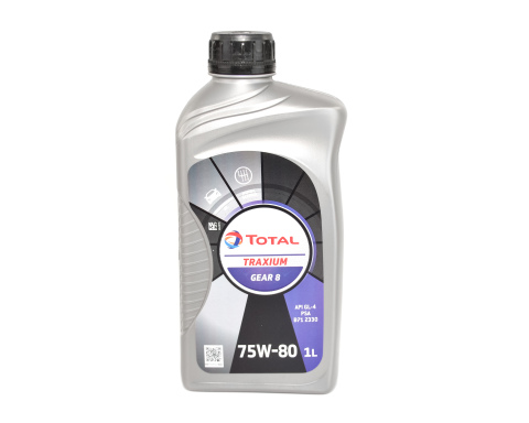 Трансмісійна олива TOTAL TRANSMISSION GEAR 8 75W-80, 1 літр Трансмісійна олива TOTAL TRANSMISSION GEAR 8 75W-80, 1 літр