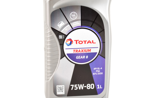 Трансмісійна олива TOTAL TRANSMISSION GEAR 8 75W-80, 1 літр Трансмісійна олива TOTAL TRANSMISSION GEAR 8 75W-80, 1 літр