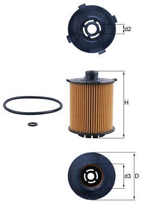 Фільтр масляний Volvo S60/XC40/XC60/XC90 2.0 16- Фільтр масляний Volvo S60/XC40/XC60/XC90 2.0 16-