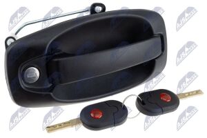 Дверна ручка зовнішня задніх дверей FIAT FIORINO 2007-,QUBO 2007-,CITROEN NEMO 2007-,PEUGEOT BIPPER 2007-