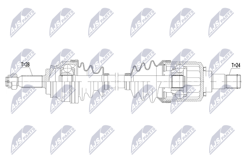Полуось приводная JEEP COMPASS 2.0CRD,2.2CRD,2.4 2WD,4WD 06-, PATRIOT 2.0CRD,2.2CRD,2.4 2WD,4WD 07- Полуось приводная JEEP COMPASS 2.0CRD,2.2CRD,2.4 2WD,4WD 06-, PATRIOT 2.0CRD,2.2CRD,2.4 2WD,4WD 07-