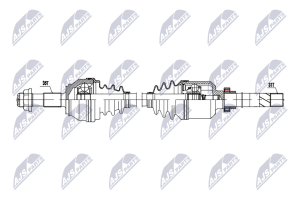 Полуось приводная CITROEN JUMPER 3.0HDI 06-, PEUGEOT BOXER 3.0HDI 06-, FIAT DUCATO 3.0D MULTIJET 06-
