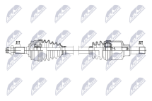 Напіввісь приводна CITROEN C-ELYSSE 1.2 12-, PEUGEOT 301 1.2 12-
