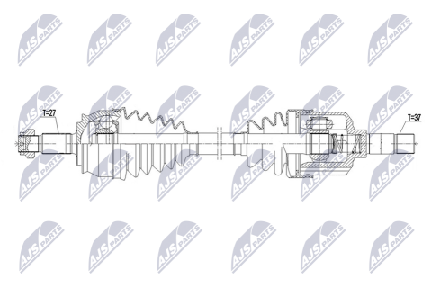 Напіввісь приводна CITROEN C8 2.0HDI 163KM, 2.2HDI 163KM,170KM 06-, PEUGEOT 807 2.2HDI 163KM,170KM 06-, FIAT ULYSSE 2.2JTD,MULTIJET 163KM,170KM 08-, LANCIA PHEDRA 2.2JTD 163KM,2.2MULTIJET 170KM 06-