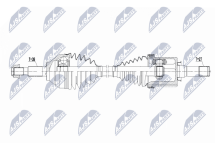 Напіввісь приводна FORD EXPLORER 3.5 2WD,4WD 11-19, 3.5T ECOBOOST AWD 14-19