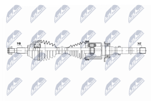 Напіввісь приводна FORD EXPLORER 3.5 2WD,4WD 11-19, 3.5T ECOBOOST AWD 14-19