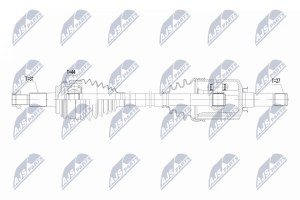 Напіввісь приводна FORD EDGE 3.5 AWD 07-14, LINCOLN MKX 3.5 AWD 07-13
