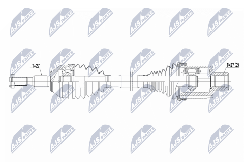 Напіввісь приводна FORD EDGE 2.0T ECOBOOST AWD 18-