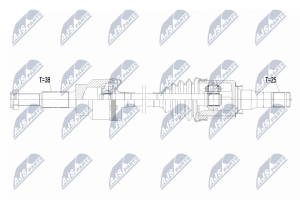 Напіввісь приводна FORD EXPLORER 11-19
