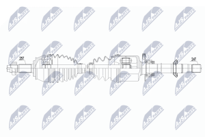 Напіввісь приводна FIAT FIORINO 1.3D MULTIJET 07-, ALFA ROMEO MITO 1.3D MULTIJET 08-10