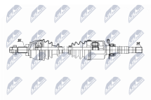 Напіввісь приводна FIAT FIORINO 1.3D MULTIJET 09-, PEUGEOT BIPPER 1.3HDI 10-, CITROEN NEMO 1.3HDI 10-