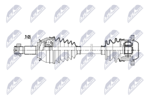 Напіввісь приводна LANCIA YPSILON 1.3JTD,1.3D MULTIJET 03-