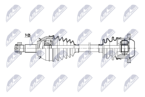 Напіввісь приводна LANCIA YPSILON 1.3JTD,1.3D MULTIJET 03-