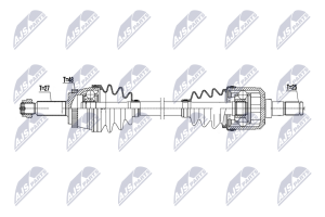 Напіввісь приводна HYUNDAI TUCSON 2.0 4WD,2.7 4WD 04-10