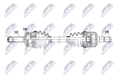 Полуось приводная HYUNDAI TUCSON 2.0 4WD,2.7 4WD 04-10 Полуось приводная HYUNDAI TUCSON 2.0 4WD,2.7 4WD 04-10