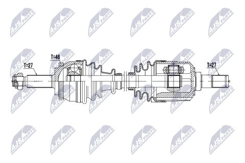 Полуось приводная HYUNDAI I30 1.6CRDI 07-12 Полуось приводная HYUNDAI I30 1.6CRDI 07-12