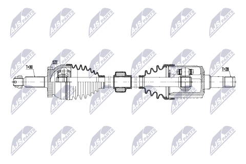 Напіввісь приводна HYUNDAI SANTA FE II 2.0CRDI 2WD,4WD 10-12, 2.2CRDI 2WD,4WD 09-12, KIA SORENTO 2.0CRDI 2WD,4WD 10-12, 2.2CRDI 2WD,4WD 09-12 Напіввісь приводна HYUNDAI SANTA FE II 2.0CRDI 2WD,4WD 10-12, 2.2CRDI 2WD,4WD 09-12, KIA SORENTO 2.0CRDI 2WD,4WD 10-12, 2.2CRDI 2WD,4WD 09-12