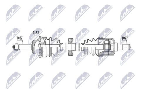 Полуось приводная HYUNDAI SANTA FE 2.4 2WD 01-06 Полуось приводная HYUNDAI SANTA FE 2.4 2WD 01-06