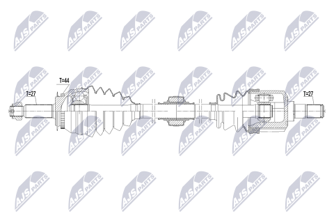 Напіввісь приводна HYUNDAI COUPE 2.7 ATM 01-09, TIBURON 2.7 ATM 06-08, ELANTRA 2.0CRDI MTM 01-09 Напіввісь приводна HYUNDAI COUPE 2.7 ATM 01-09, TIBURON 2.7 ATM 06-08, ELANTRA 2.0CRDI MTM 01-09