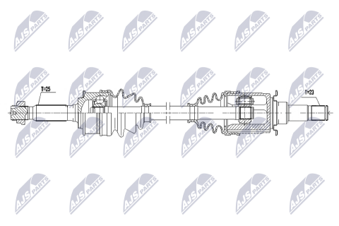 Напіввісь приводна MITSUBISHI ASX 1.6DID 4WD,1.8DID 4WD, 2.2DID 4WD 10-, OUTLANDER II 2.0 4WD,2.2DID 4WD 06-12, OUTLANDER III 2.04WD,2.4 4WD,3.0 4WD,2.2DID 4WD 12-22 Напіввісь приводна MITSUBISHI ASX 1.6DID 4WD,1.8DID 4WD, 2.2DID 4WD 10-, OUTLANDER II 2.0 4WD,2.2DID 4WD 06-12, OUTLANDER III 2.04WD,2.4 4WD,3.0 4WD,2.2DID 4WD 12-22
