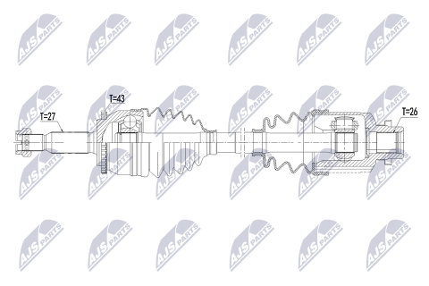 Напіввісь приводна MITSUBISHI LANCER EVO VII, VIII, IX 01-08 Напіввісь приводна MITSUBISHI LANCER EVO VII, VIII, IX 01-08