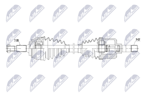 Напіввісь приводна PEUGEOT 308 II 13- Напіввісь приводна PEUGEOT 308 II 13-