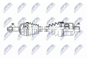 Напіввісь приводна OPEL CORSA D 1.6T 06-