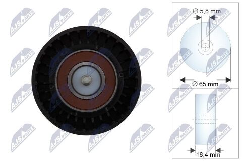 Ролик натягувача приводного ременя FORD GALAXY III CK 15-, KUGA II DM2 12- , S-MAX CJ, WA6 15-