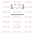 Гальмівні колодки передні camry v40 06-