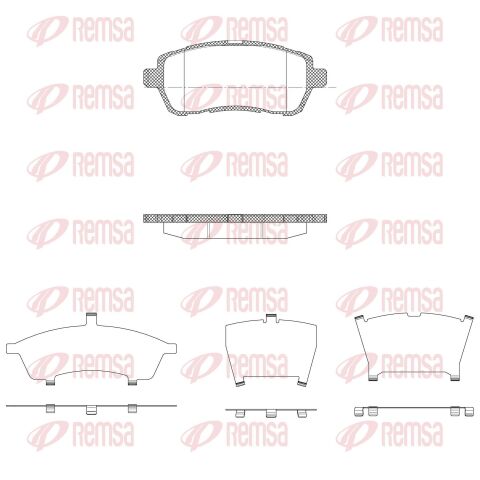 Тормозные колодки передние Ford Fiesta 08– Тормозные колодки передние Ford Fiesta 08–