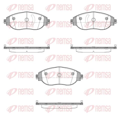 Колодки гальмівні дискові (комплект 4 шт)