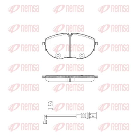 Колодки тормозные дисковые (комплект 4 шт)