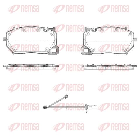 Колодки гальмівні дискові (комплект 4 шт)