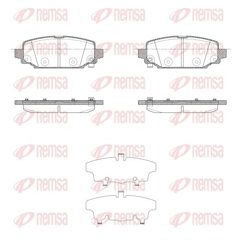 Колодки гальмівні дискові (комплект 4 шт) Колодки гальмівні дискові (комплект 4 шт)