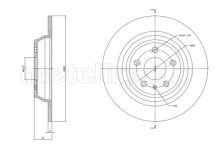Гальмівний диск задній Ford Mondeo 14– Гальмівний диск задній Ford Mondeo 14–