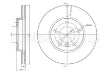 Тормозной диск передний BMW Mini 1,6–2,0 2010– Тормозной диск передний BMW Mini 1,6–2,0 2010–