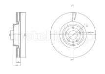 Гальмівний диск передній Volkswagen Touareg (CR7, RC8) 3.0 TSI 4motion 2018–, Audi A4 B9 (8W2, 8WC) 30 TDI 2016–2019 Гальмівний диск передній Volkswagen Touareg (CR7, RC8) 3.0 TSI 4motion 2018–, Audi A4 B9 (8W2, 8WC) 30 TDI 2016–2019