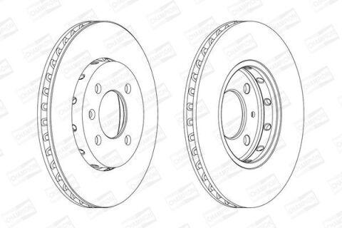 Тормозной диск передний Volkswagen Up!, Skoda Citigo, Seat 2011– Тормозной диск передний Volkswagen Up!, Skoda Citigo, Seat 2011–