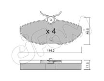 Гальмівні колодки задні Jaguar S-Type 02–