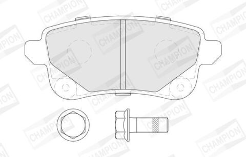 Тормозные колодки задние Renault Scenic III 2009–, Grand 2013– Тормозные колодки задние Renault Scenic III 2009–, Grand 2013–