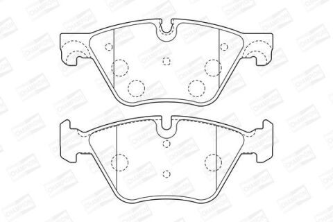 Тормозные колодки передние BMW F10 518d-528i 2011– Тормозные колодки передние BMW F10 518d-528i 2011–