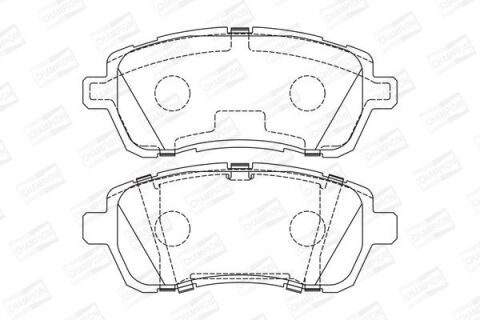 Гальмівні колодки передні Ford Fiesta 2008–, Mazda 2, Suzuki Baleno 2016–, Swift IV 2010–