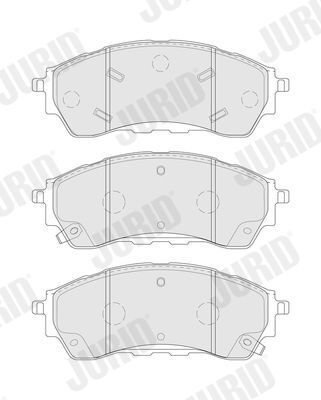 Гальмівні колодки передні Ford Ranger 2.0-3.2 2011–