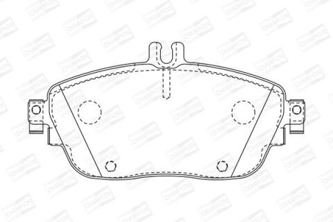 Гальмівні колодки передні Mercedes-Benz W176/W246 11–