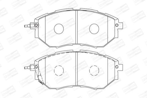 Гальмівні колодки передні Subaru Legacy 2003–, Outback 2003–, Tribeca 2005– Гальмівні колодки передні Subaru Legacy 2003–, Outback 2003–, Tribeca 2005–