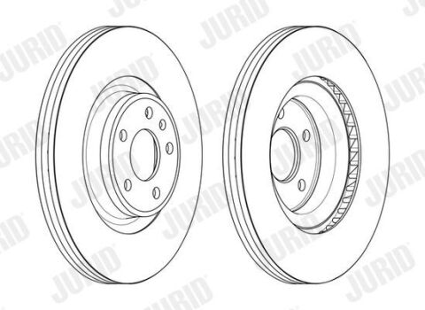 Диск гальмівний передній Audi A4 B9, A5, A7