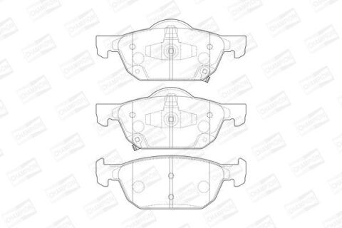 Колодки тормозов передние Honda Accord 08–